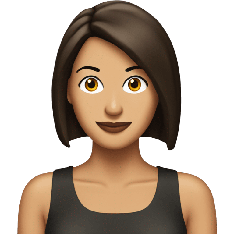 Monica from the tv show friends with turkey head emoji