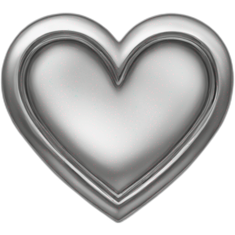 chrome heart outline emoji