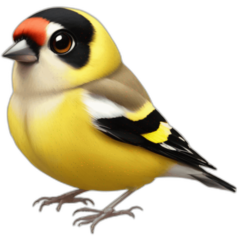 goldfinch big eyed emoji