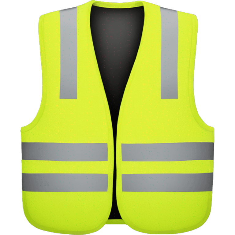 Yellow safety vest emoji