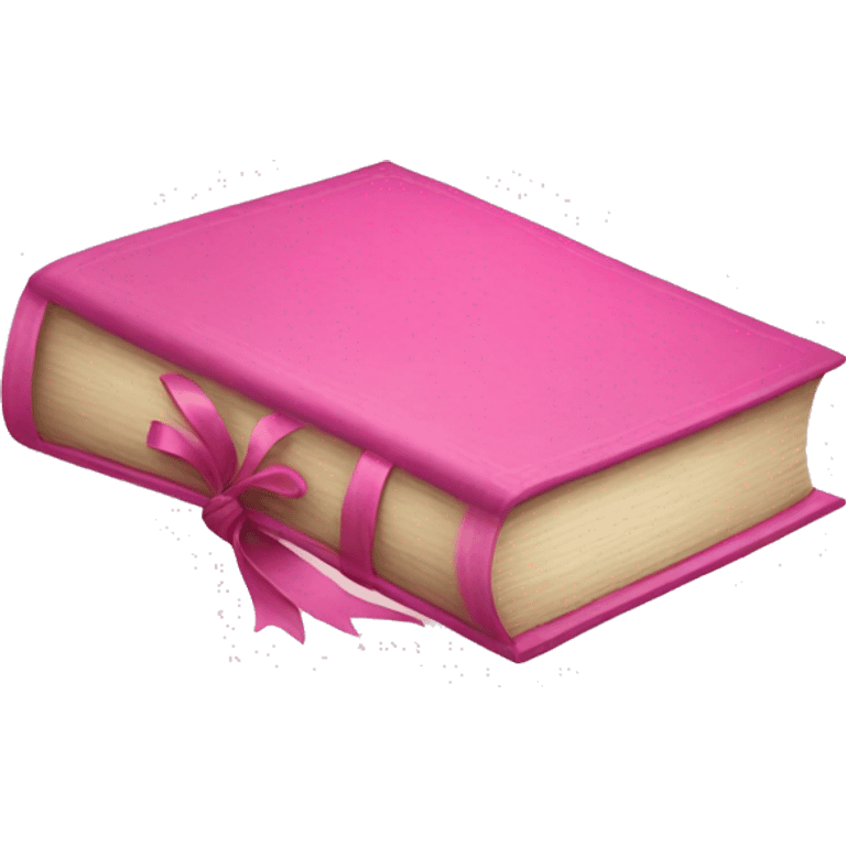 pink book emoji