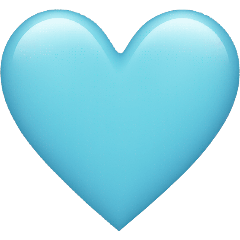 light blue heart emoji