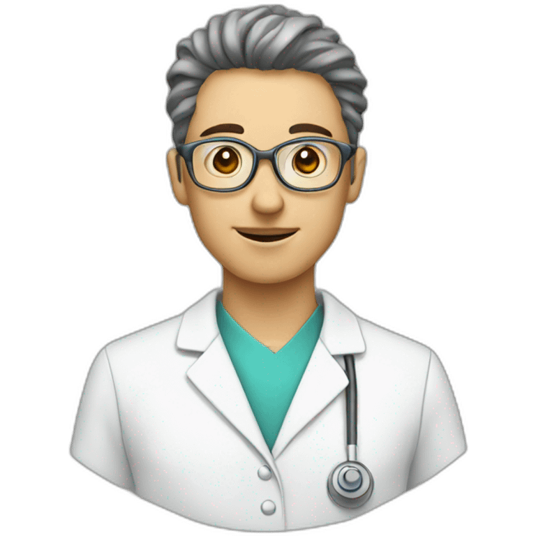 Neurologist and cells emoji