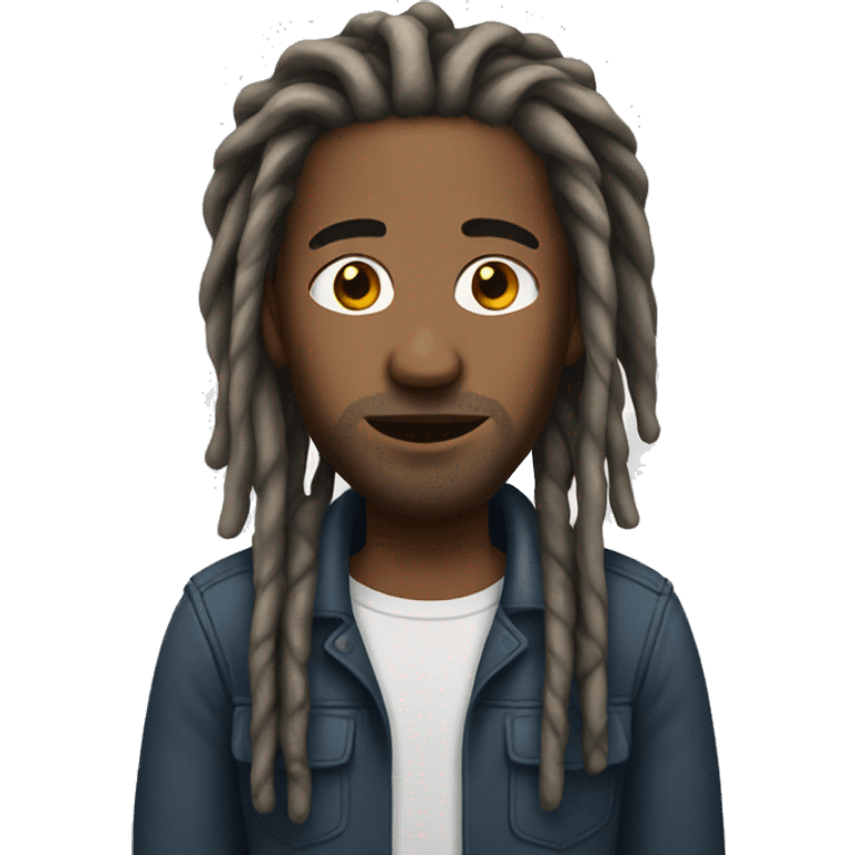 Man with dreads emoji