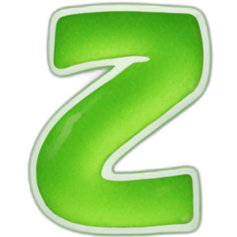 lime green number 7 logo emoji