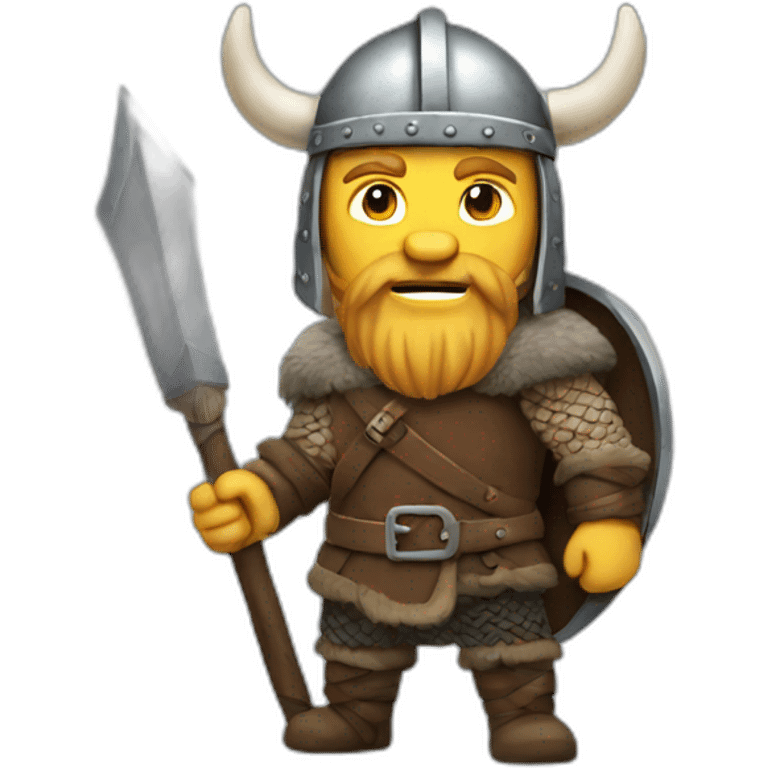 viking in winter emoji