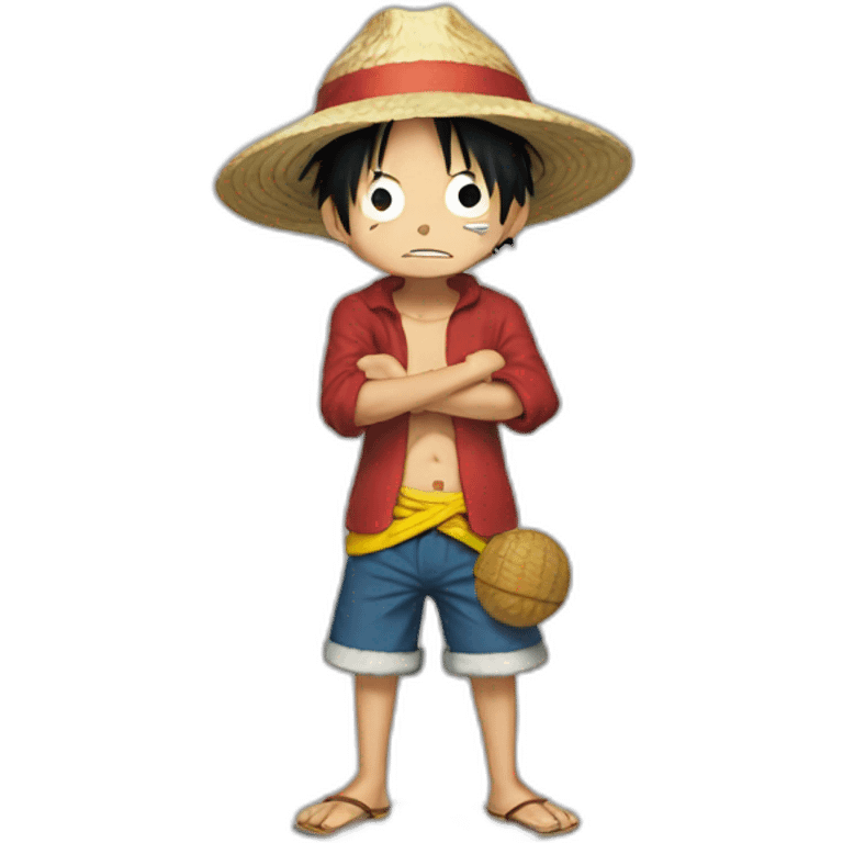 Hate of luffy emoji