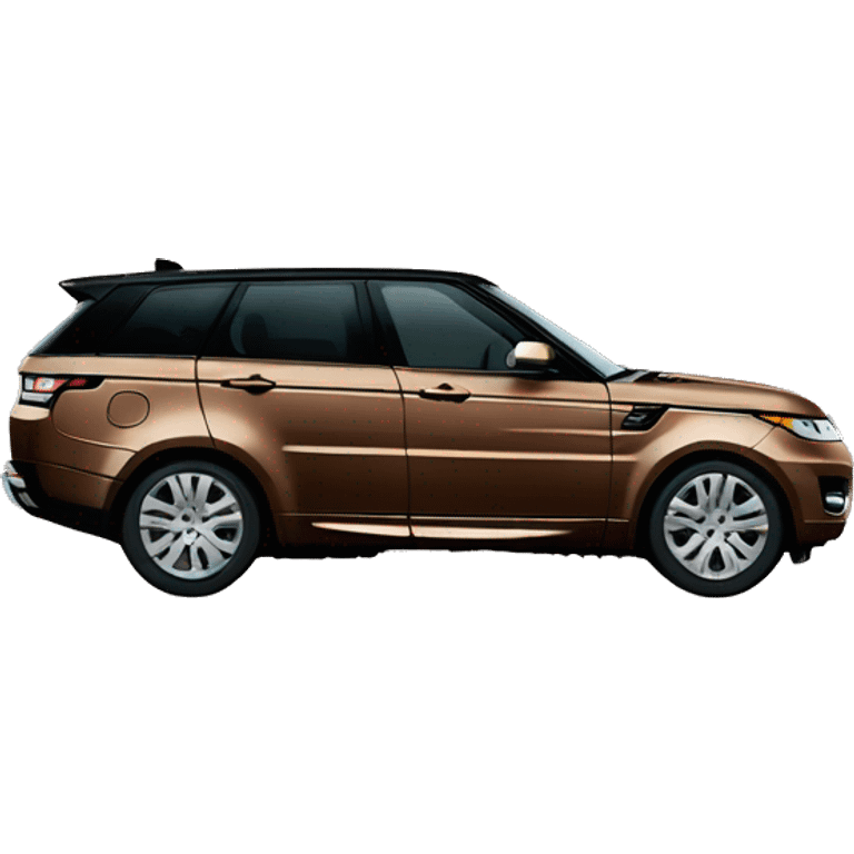 brown Range Rover sport car emoji