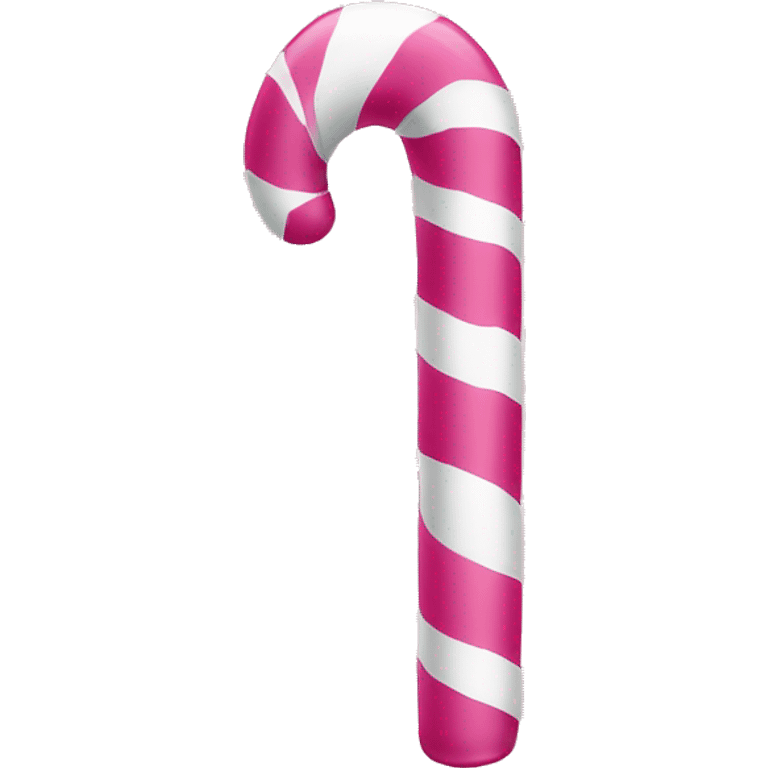 Pink candy cane emoji