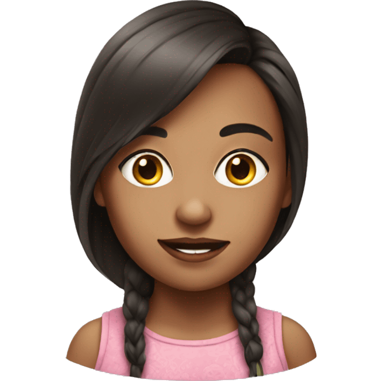 realistic portrait of girl emoji