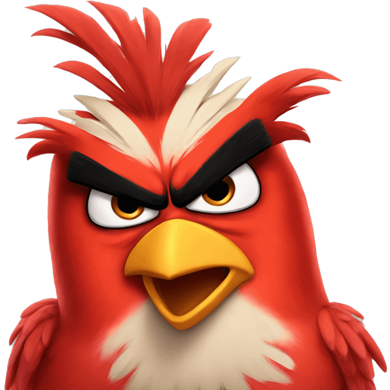 Angry bird red emoji