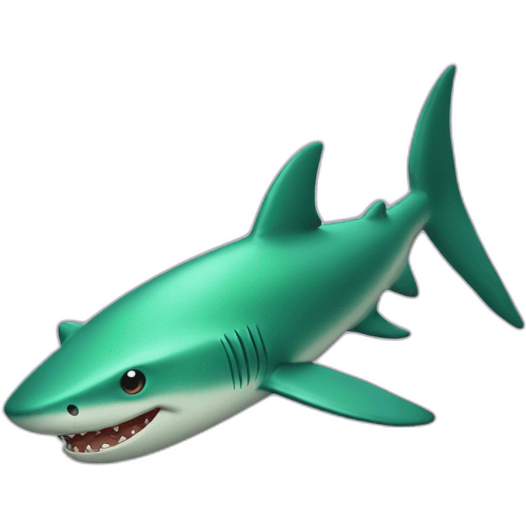 green shark emoji