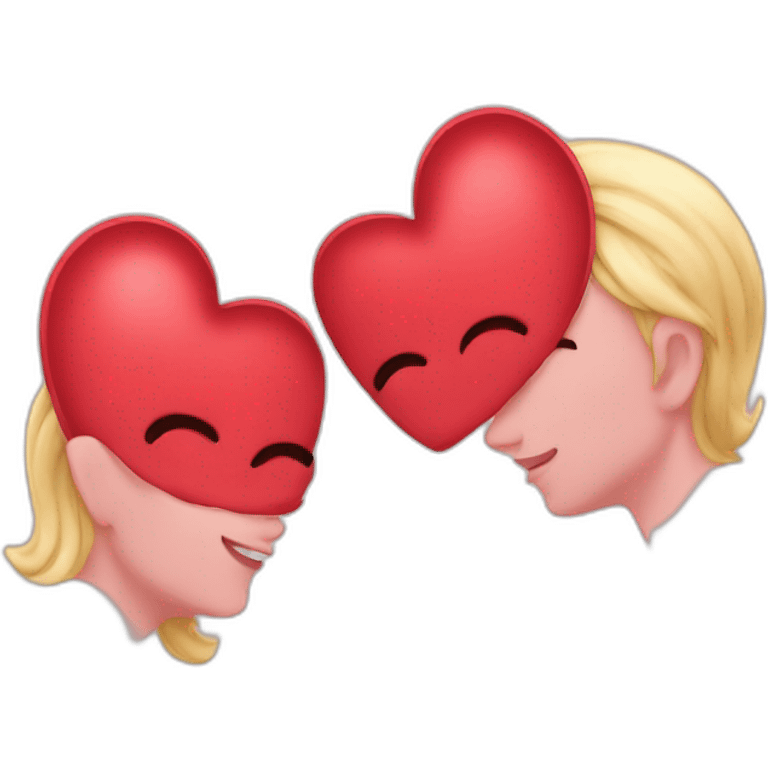 Kissing hearts emoji