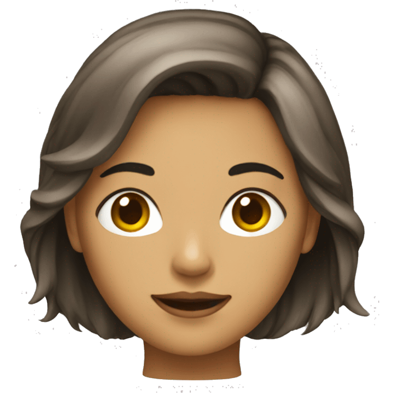 Femme qui a un strabisme emoji