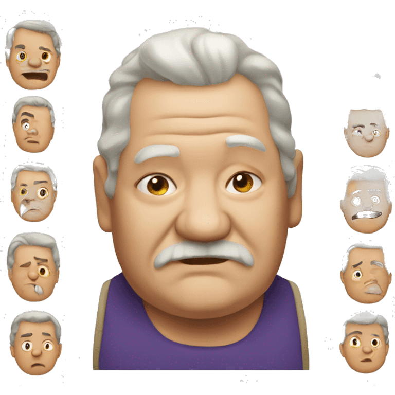 old fat man emoji