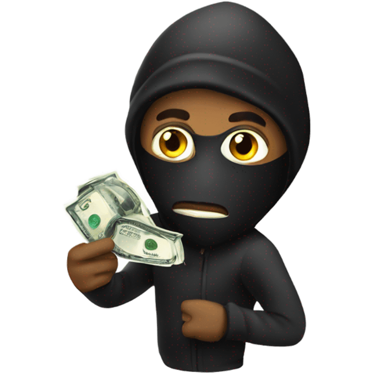 robber with money emoji