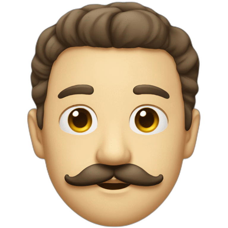 Petite moustache carré emoji