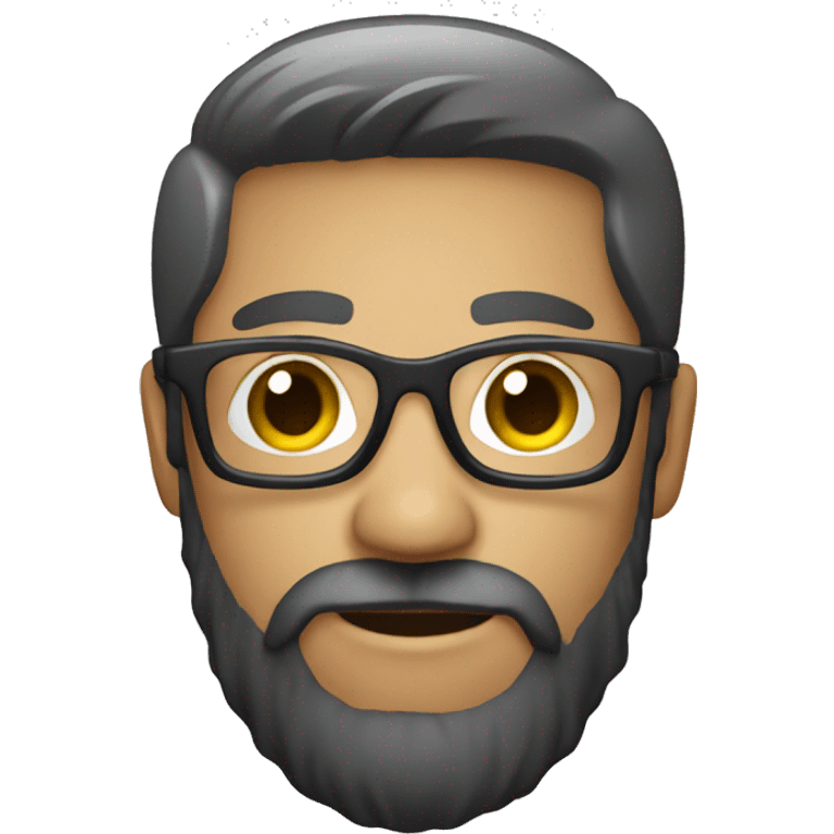 photographer with beard emoji