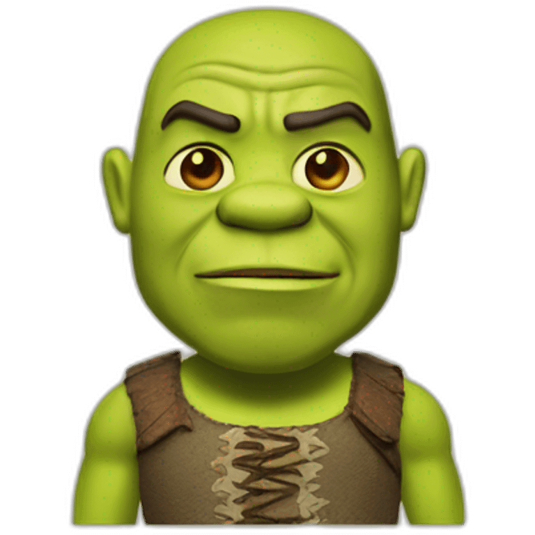 Shrek funko pop emoji