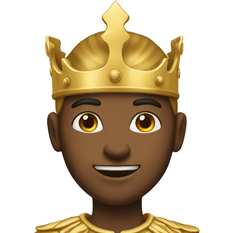 standing golden prince emoji