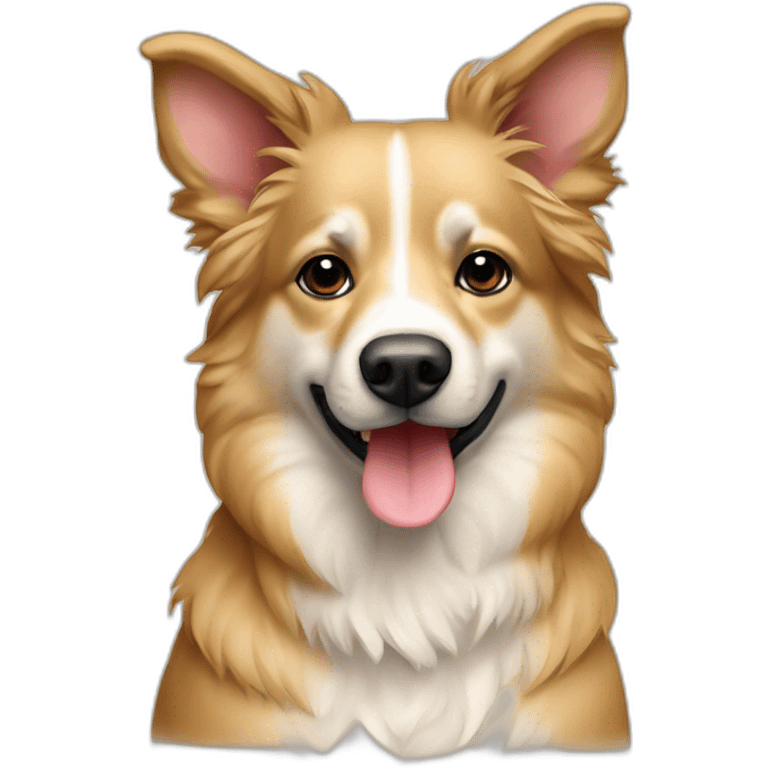 Chien berger australien beige emoji