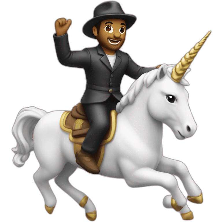 jew riding unicorn toy emoji