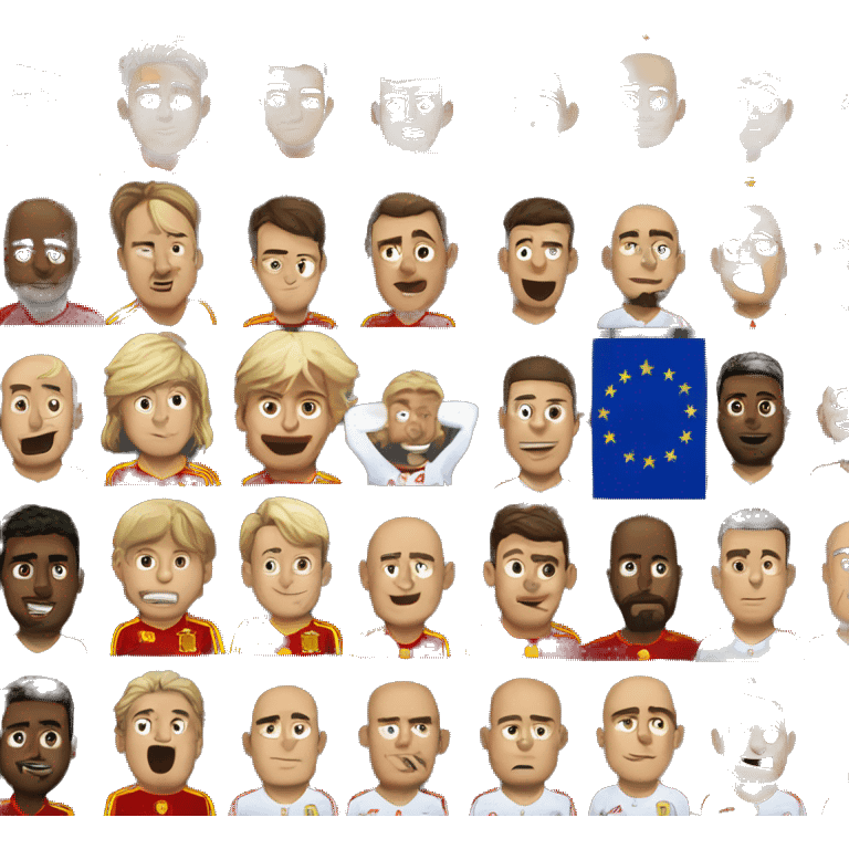 Spain win Eurocopa match versus France  emoji