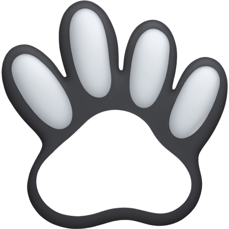 Cat paw emoji