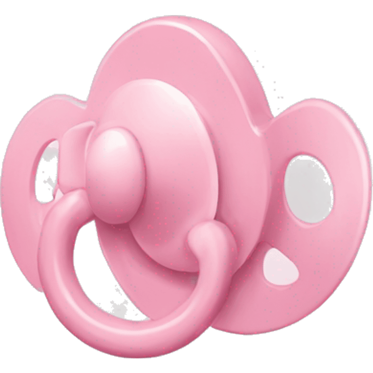 Light pink pacifier  emoji