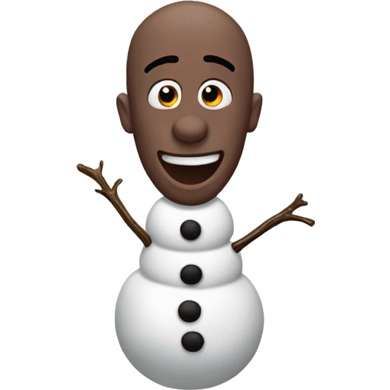 Olaf pink emoji