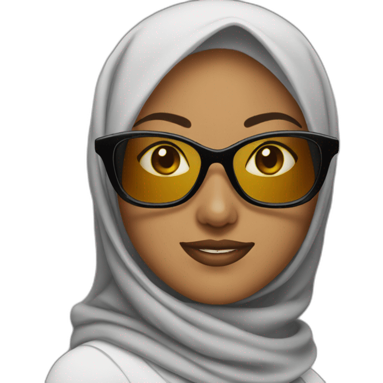 woman-wearing-hijab-and-sun-glasses emoji