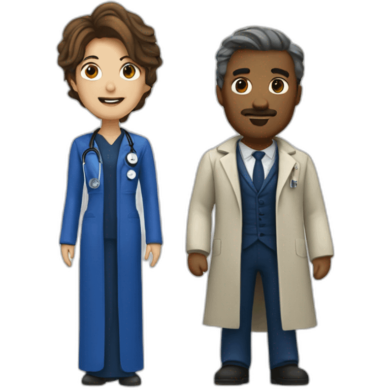 doctor who and tardis emoji