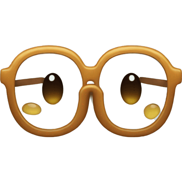 emoji with glasses that form the letter B emoji