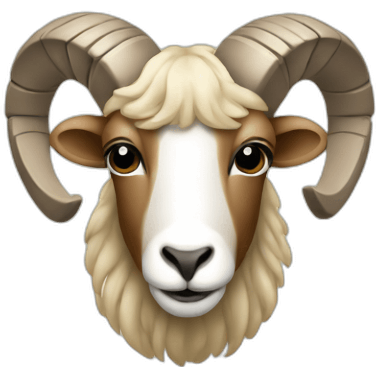 A sustainable ram emoji