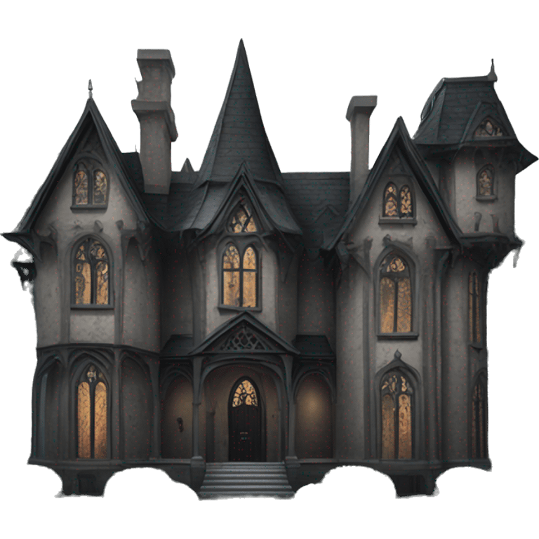 Gothic mansion emoji