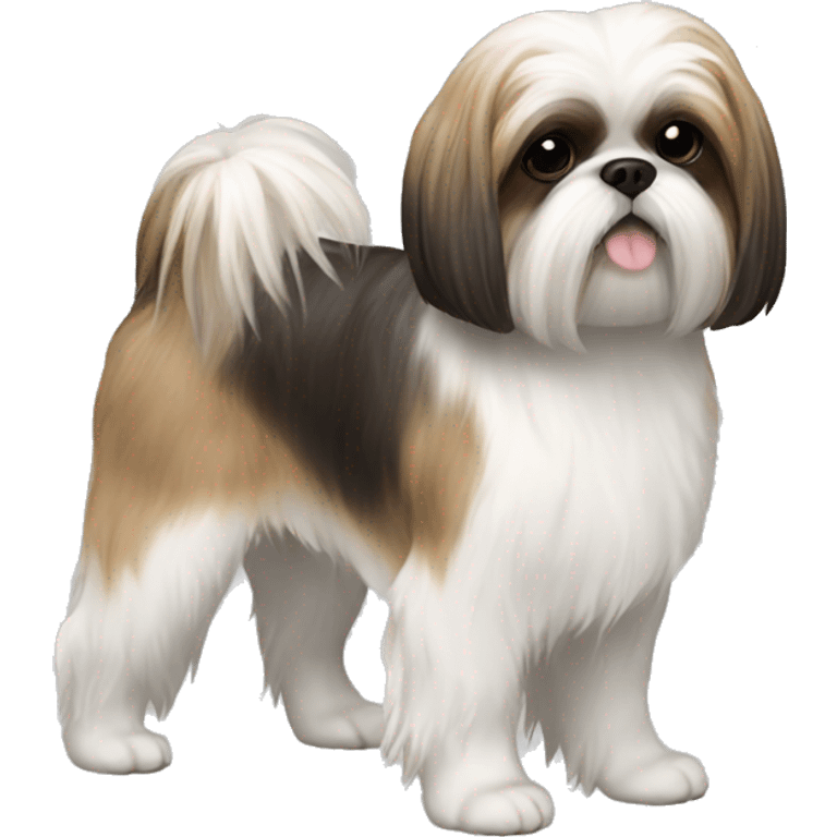 Shih tzu full body side view emoji