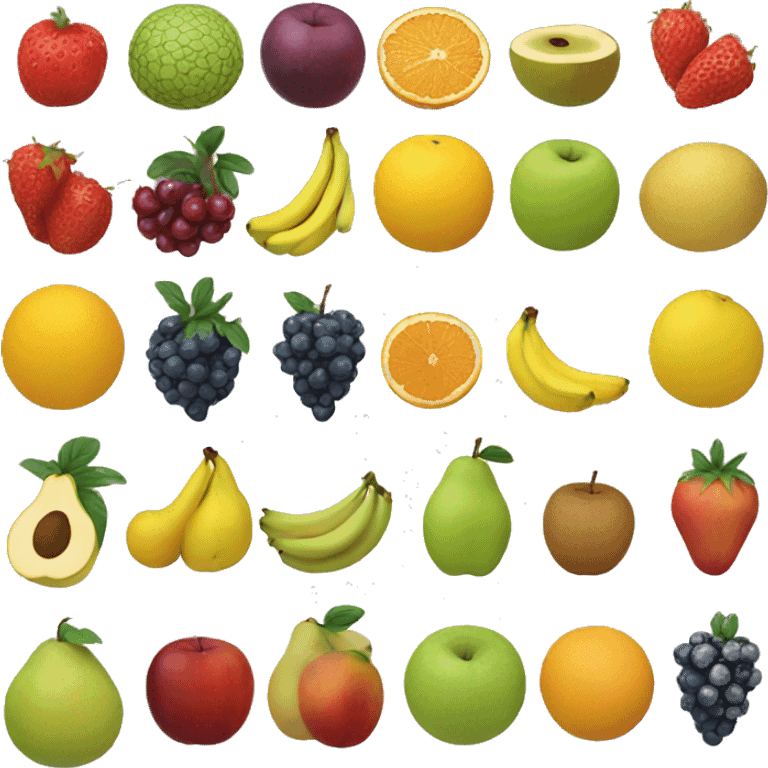 fruits grouped together  emoji