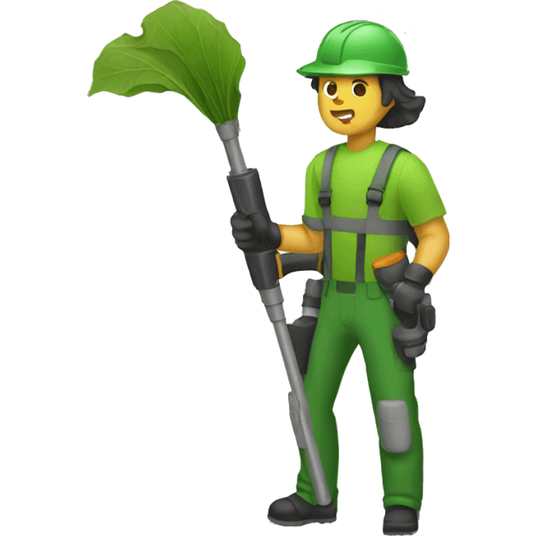 leaf blower emoji