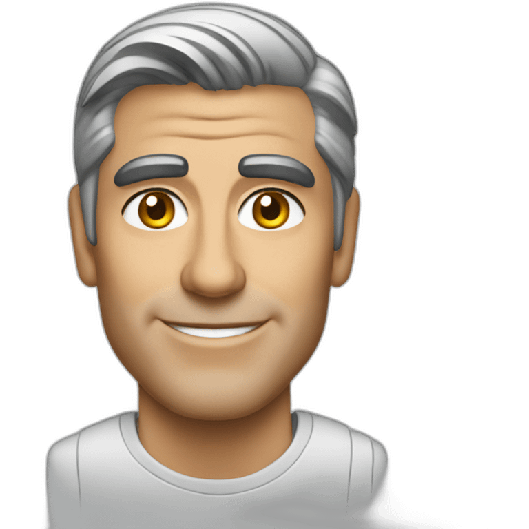 man george clooney style emoji