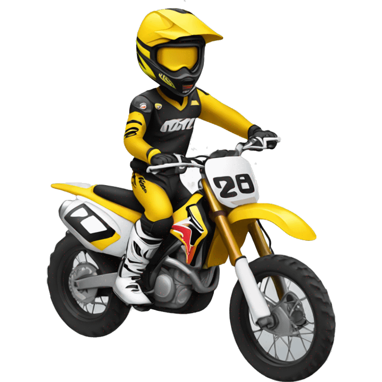 Motocross emoji