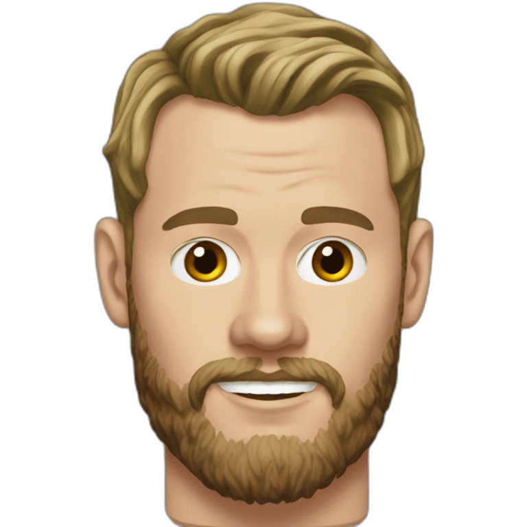 Jonathan Toews as beach bum with beard emoji