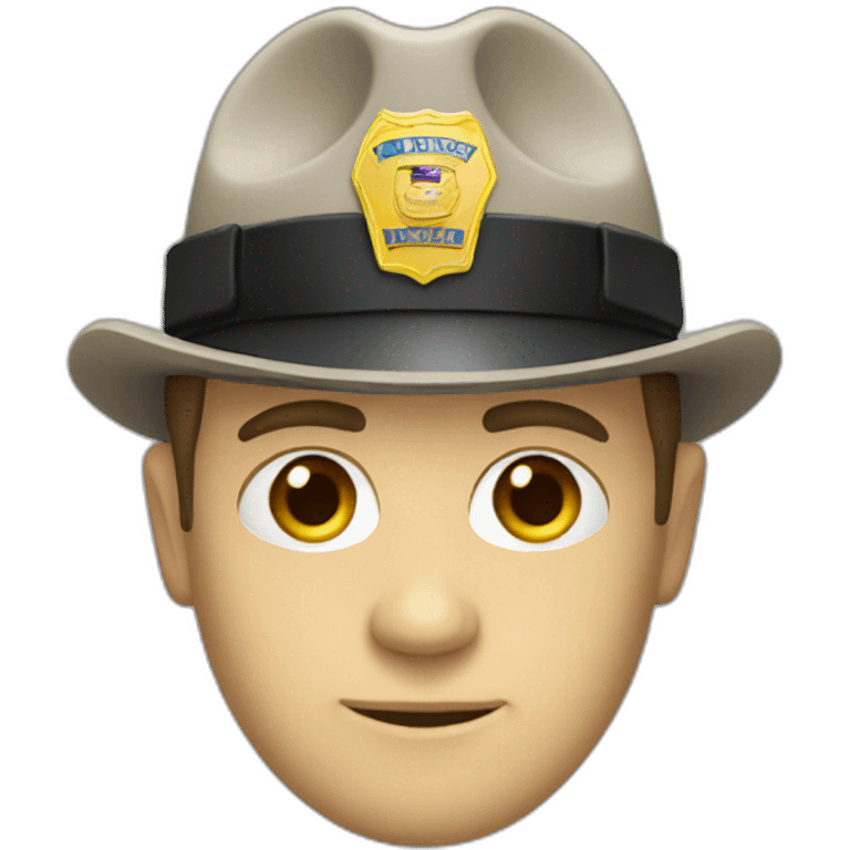 Officer investigator emoji