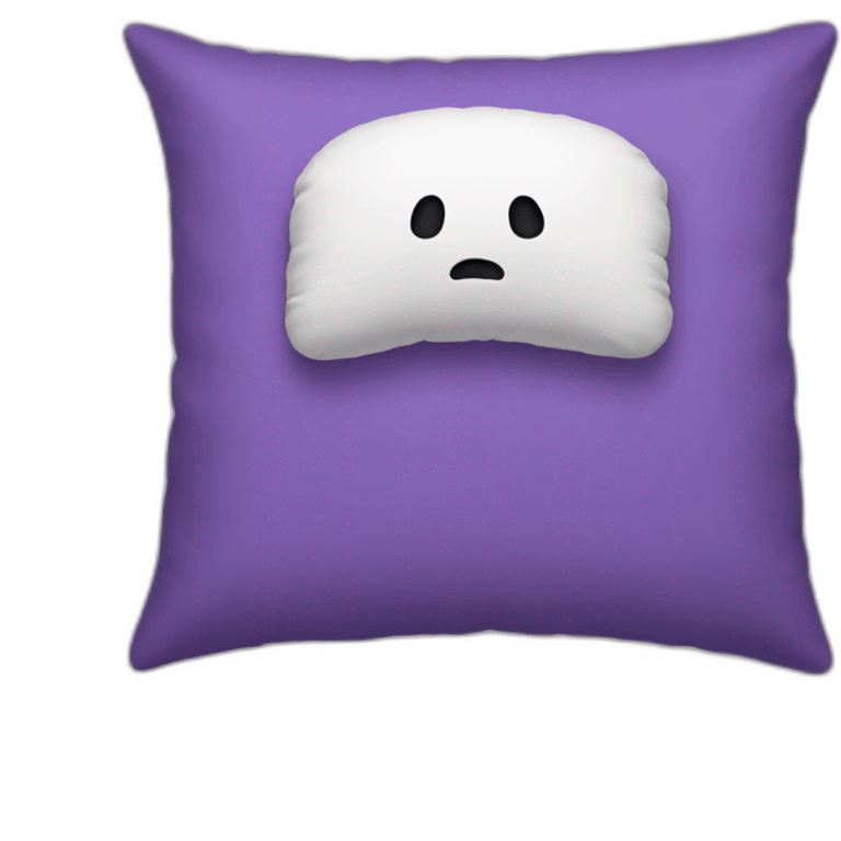 purple pillow without face emoji