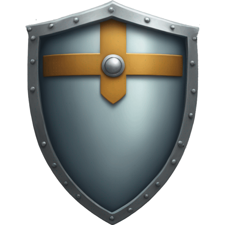 A shield in a form of emoji emoji