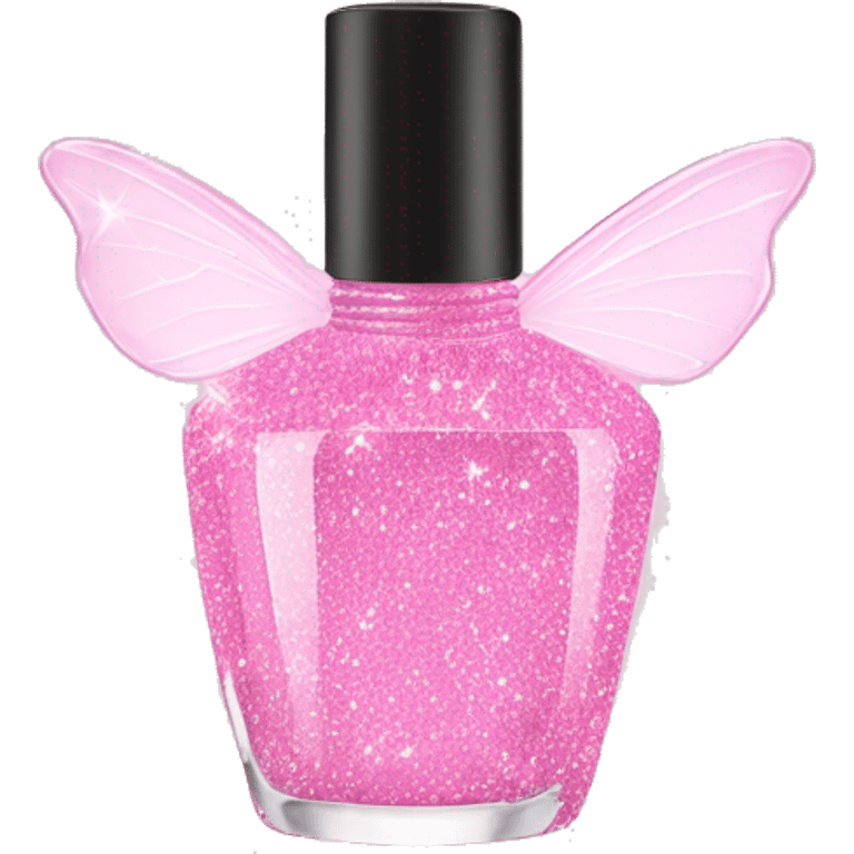 Fairy light pink perfume glitter emoji