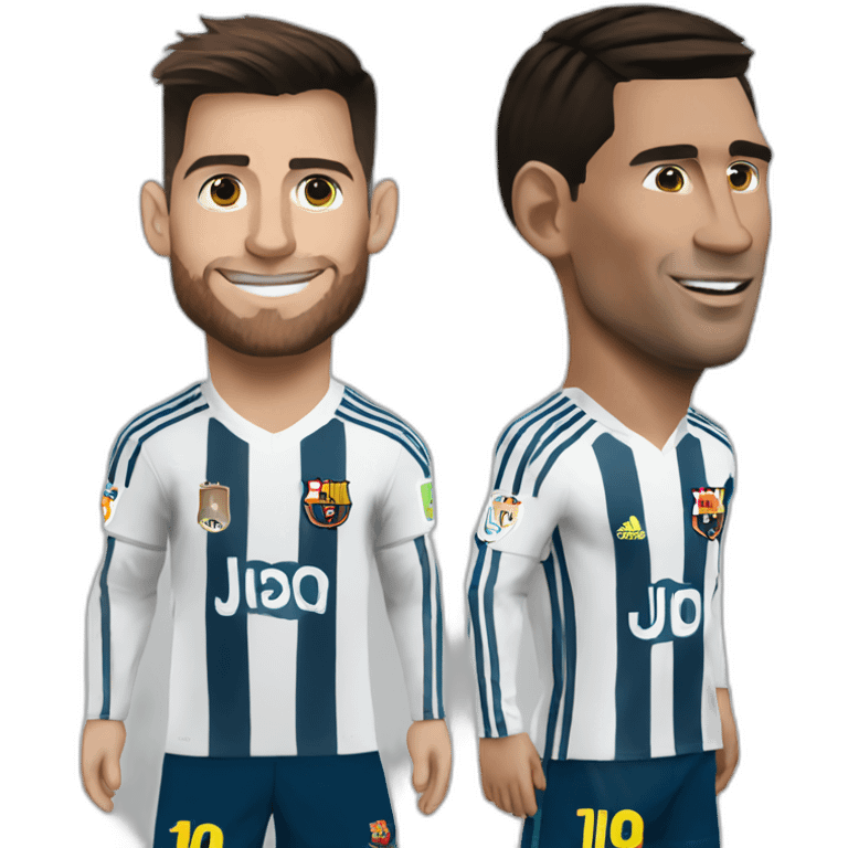 Cr7 and messi emoji