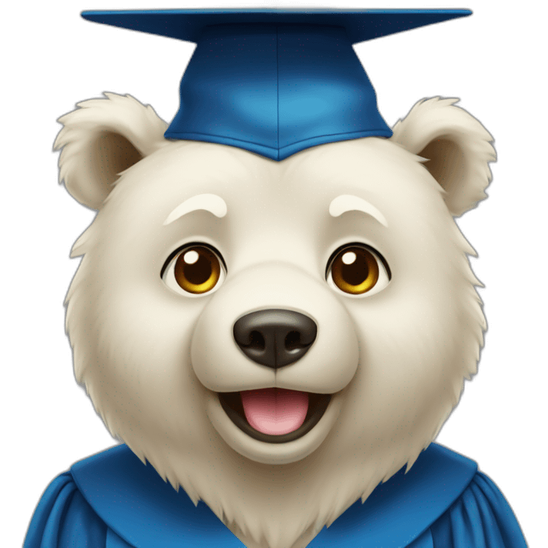 Graduation Bear emoji