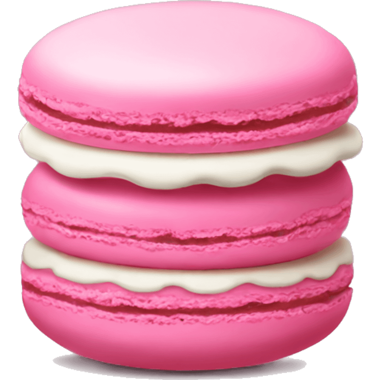 Pink macaron  emoji