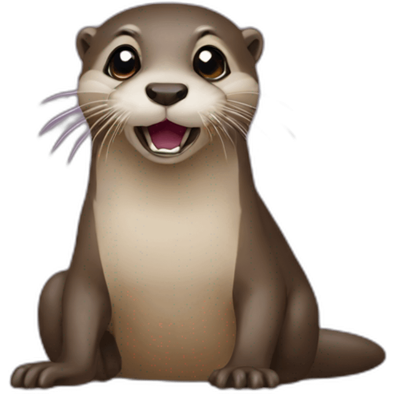 Qatari-otter emoji