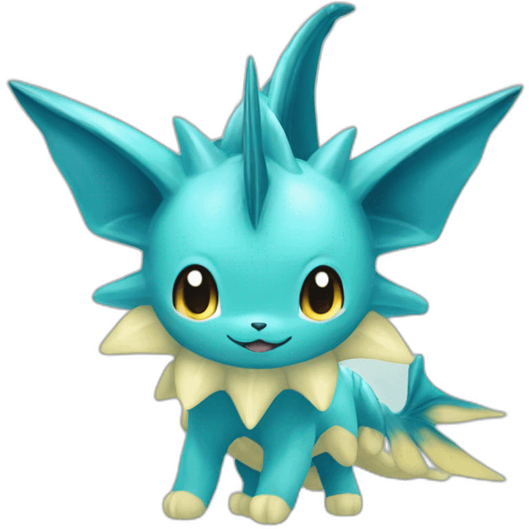 Long vaporeon the pokemon emoji